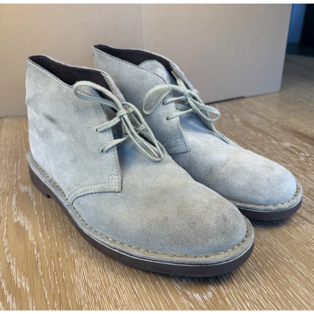 Clarks Men's Desert Boot Sand Suede 26155527 Chukka Sz 11 WORN ONCE
